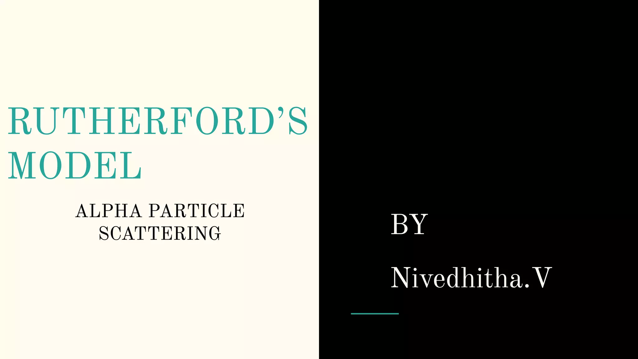 Rutherford model alpha particle scattering | PDF | Chemistry | Science