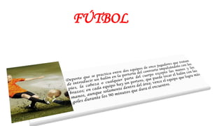 FÚTBOL
 