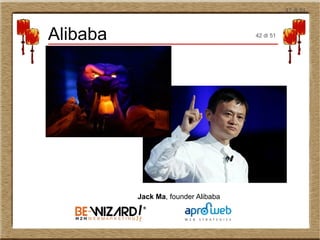 42 di 51
Jack Ma, founder Alibaba
Alibaba 42 di 51
 