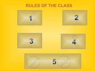 RULES OF THE CLASS
 