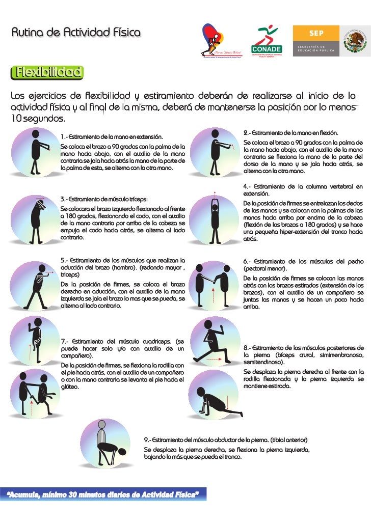 Rutina de activacion fisica Rutina de activacion fisica