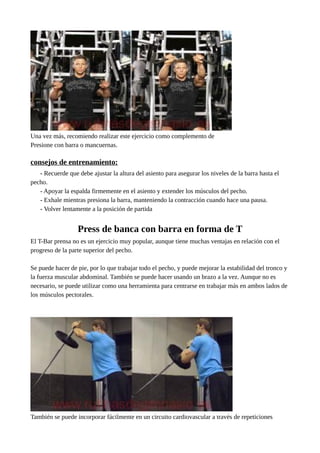 Rutina de pecho volumen | PDF