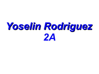 Yoselin RodriguezYoselin Rodriguez
2A
 