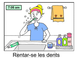 Rentar-se les dents

 