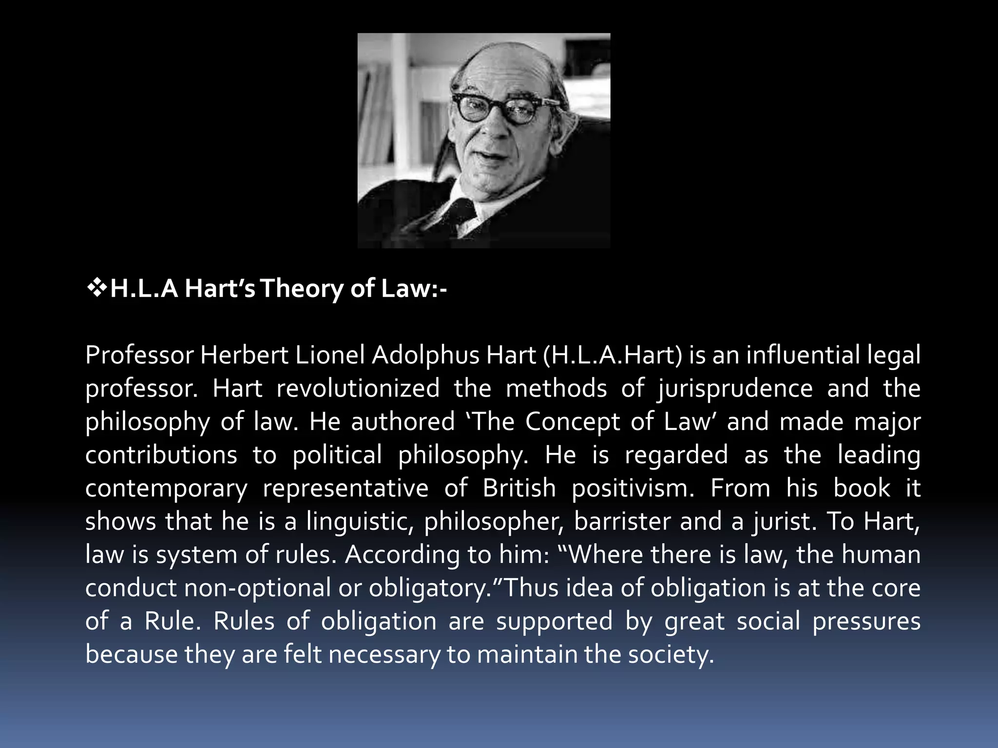 HLA Hart And The Concept Of Law [podcast (in Brief)] YouTube The