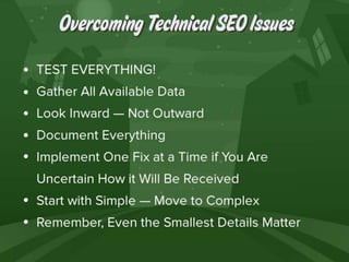 Overcoming & Preventing Significant Technical SEO Issues