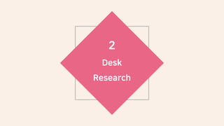 2
Desk
Research
 