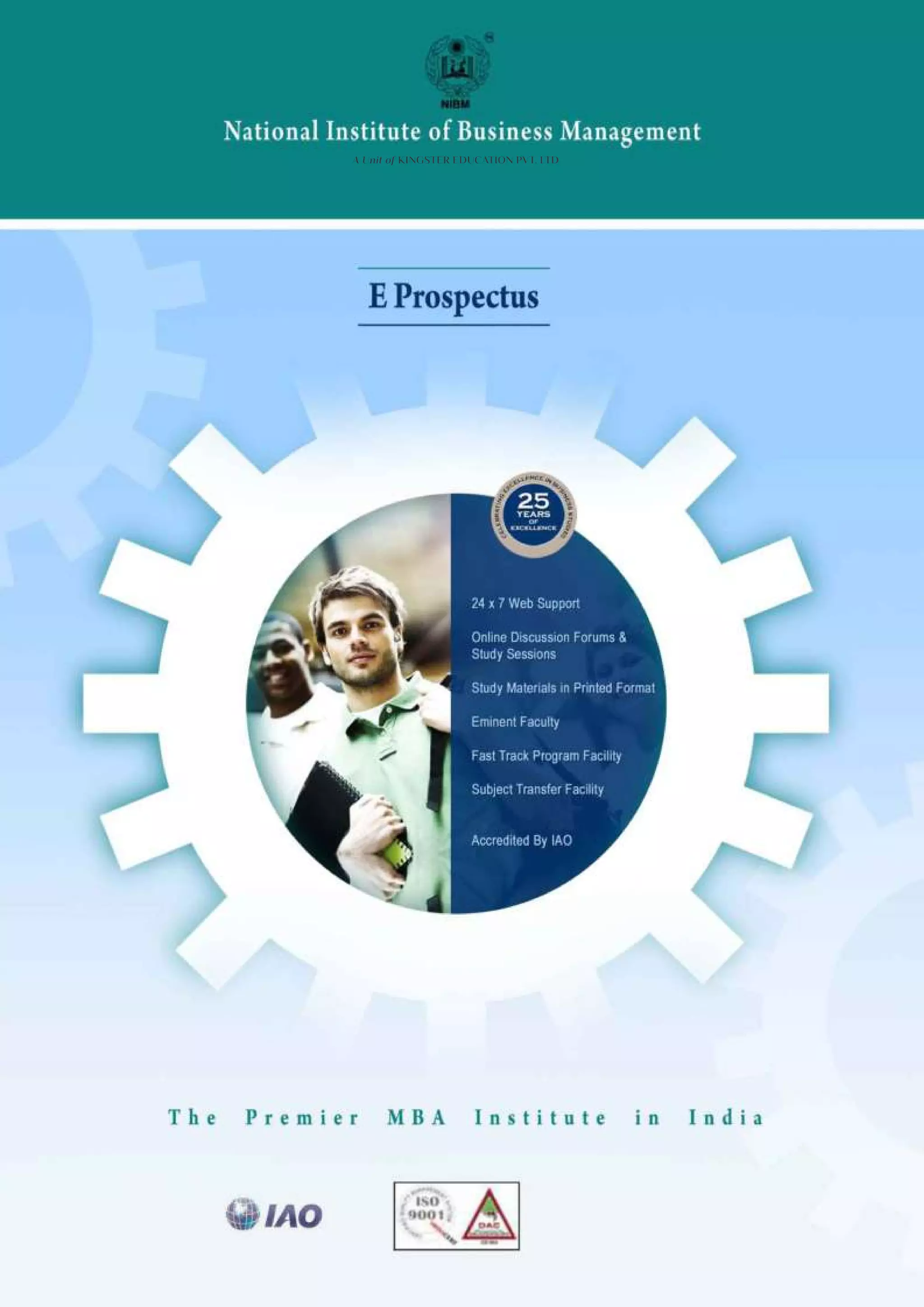 Nibm prospectus M B A | PDF