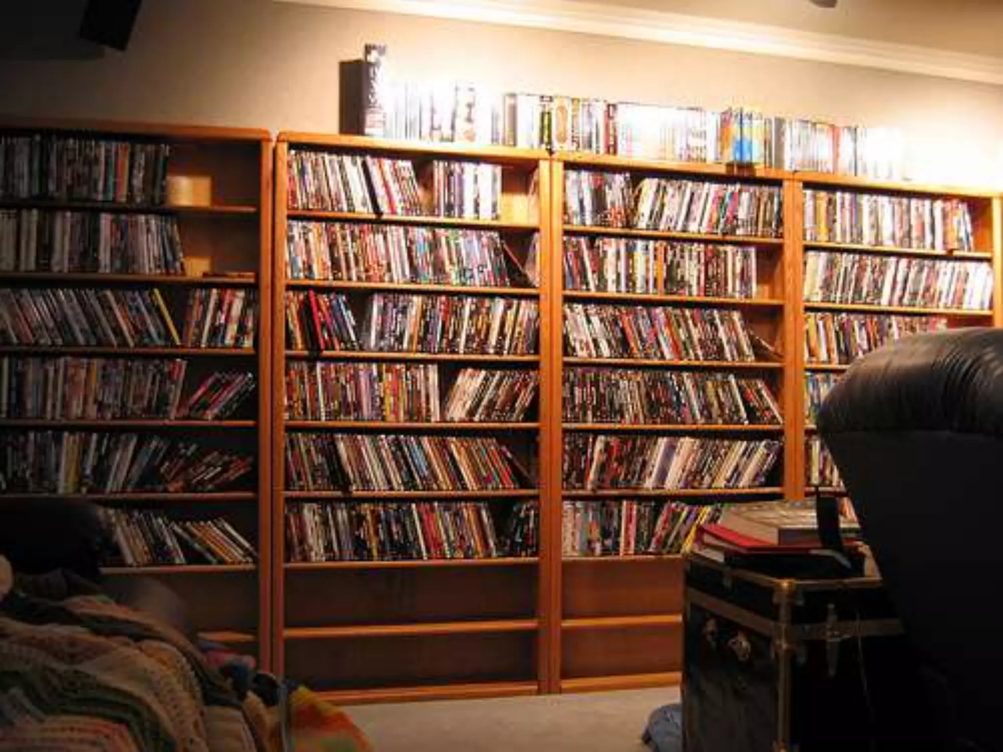 Need wall fo DVDs
 