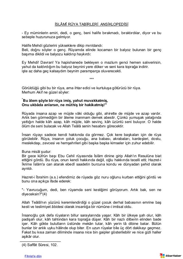 Ruya Tabirleri