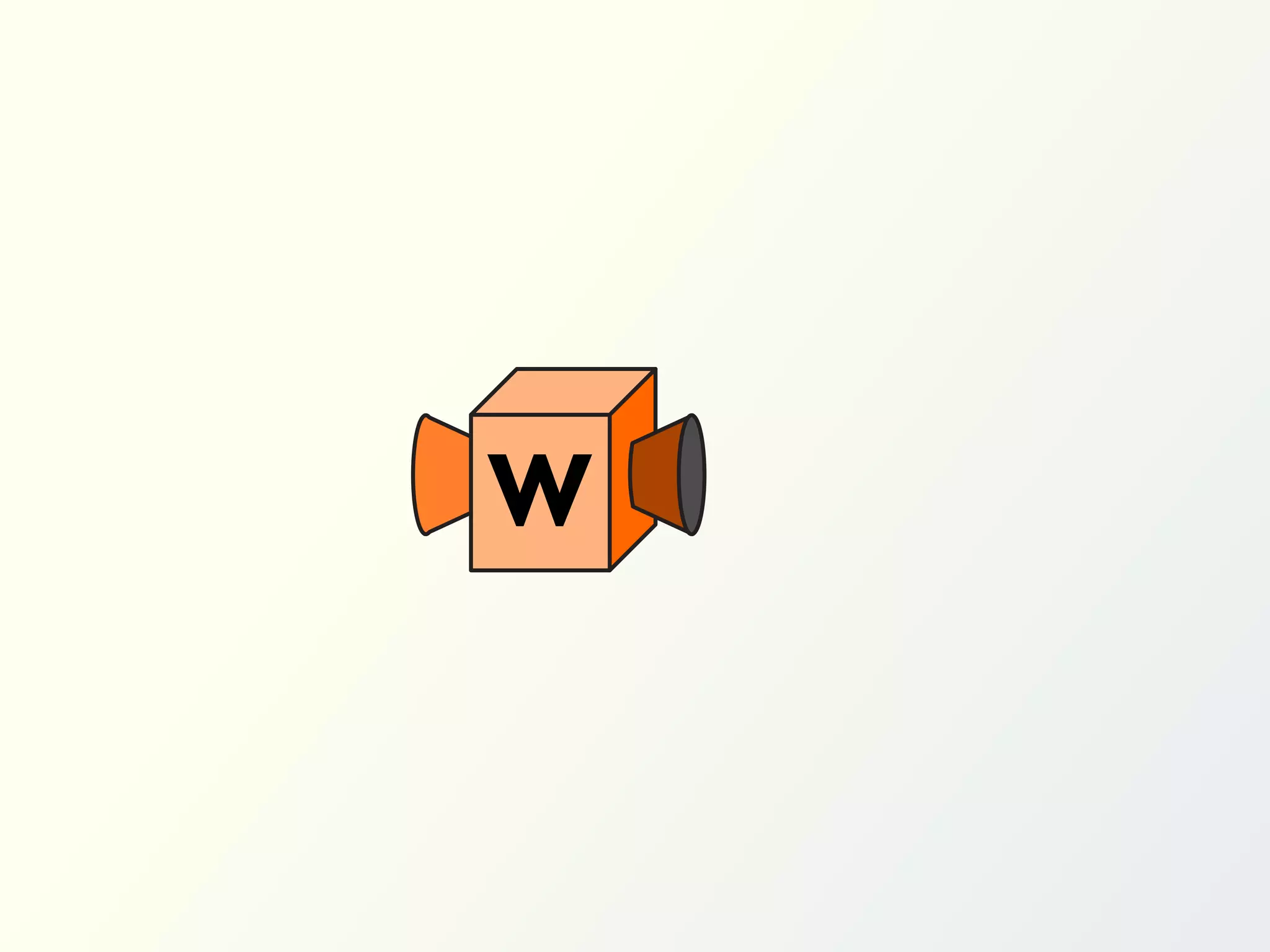W
 