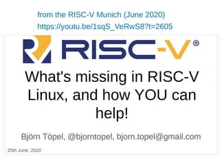 from the RISC-V Munich (June 2020)
https://youtu.be/1sqS_VeRwS8?t=2605
 