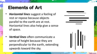 Reading Visual Art - Lesson 2 (Elements of Art) | PPTX
