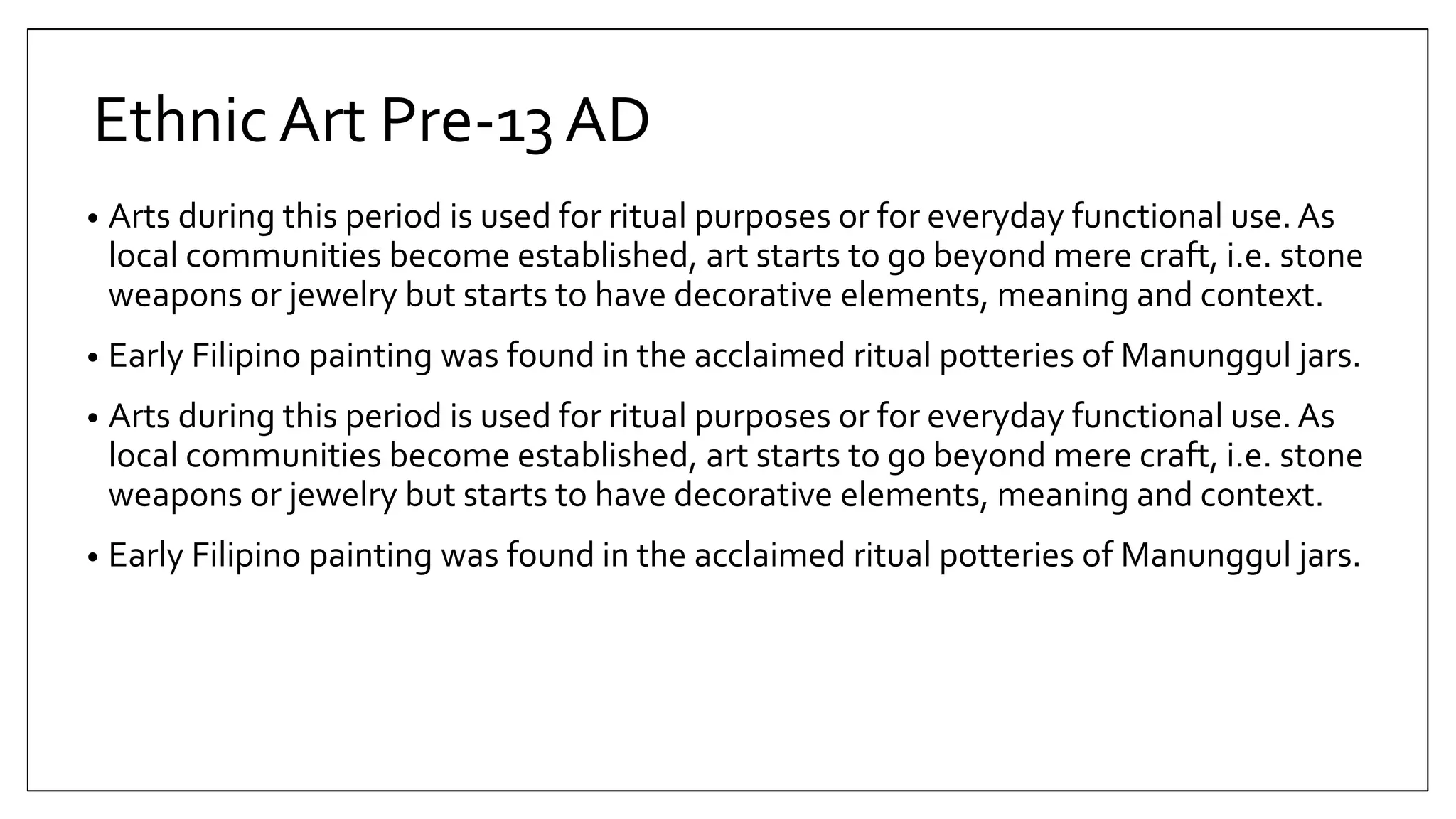RVA-4.pptx Timeline of Philippine Art in the Philippines | PPTX