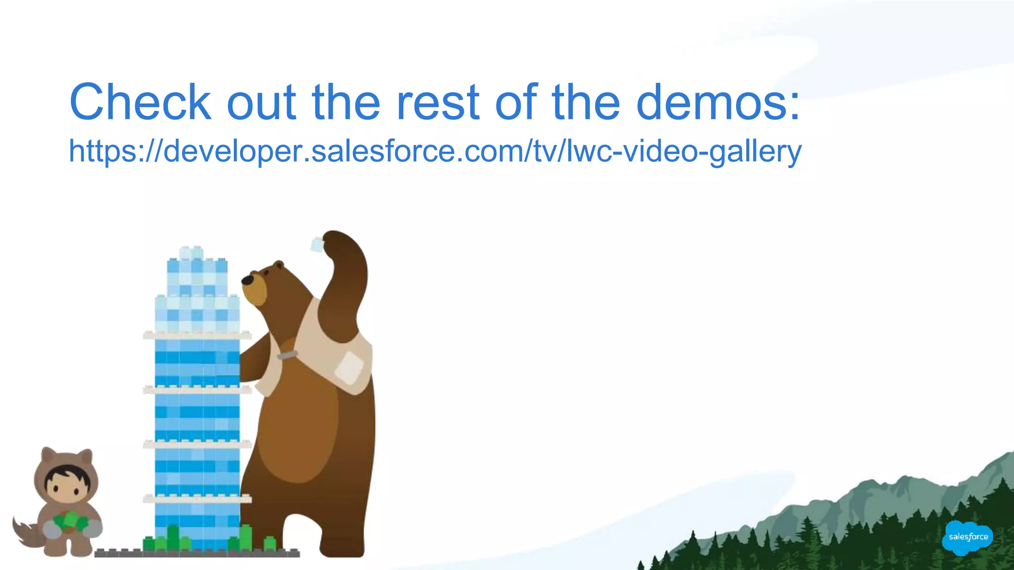 Check out the rest of the demos:
https://developer.salesforce.com/tv/lwc-video-gallery
 