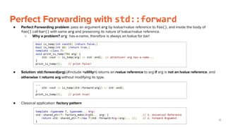 C++11: Rvalue References, Move Semantics, Perfect Forwarding | PDF