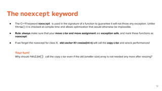 C++11: Rvalue References, Move Semantics, Perfect Forwarding | PDF