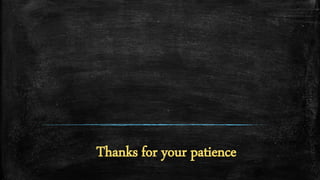 Thanks for your patience
 