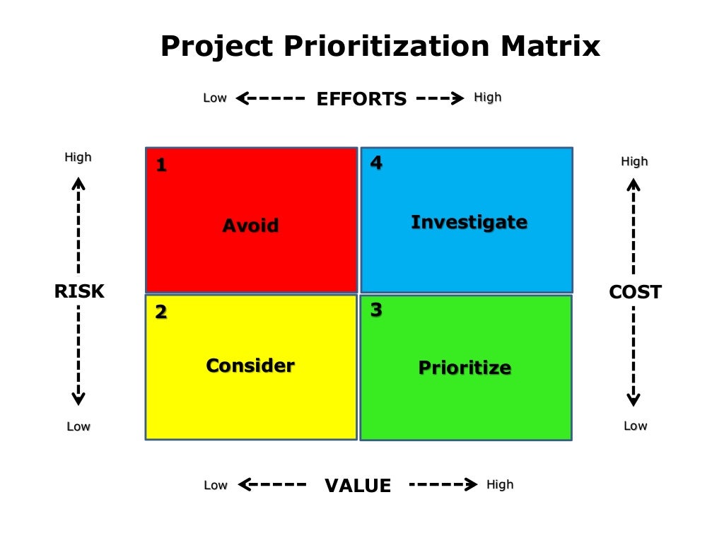 strategic risk priority matrix