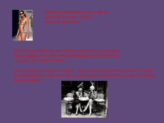 Sophie a été découverte par un grand styliste de la mode… et elle a beaucoup de succès!Les choses tournent mal. Les copines commencent à se disputer.Sophie néglige son travail, prend des drogues et boit de l’alcool. Un jour, on la retrouve morte …Lily commence à travailler à sa place .. Marie n’est pas contente et elles ne se voient plus pendant 5 ans. Mais alors elles se rencontrent et c’est comme si elle ne s’étaient jamais quittées …