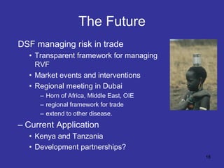 Decision support framework for managing Rift Valley fever in the Horn of Africa