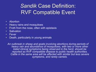 Decision support framework for managing Rift Valley fever in the Horn of Africa