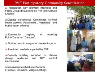 Perspectives of predictive epidemiology and early warning systems for Rift Valley fever in Garissa, Kenya