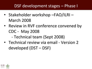 Rift Valley fever decision support framework for eastern Africa | PPT