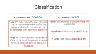 Rectovaginal fistula and Perineal tear | PPTX