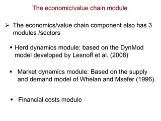 Application of system dynamics in the analysis of economic impacts of Rift Valley fever in Kenya