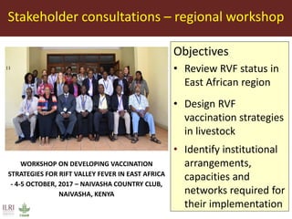 Towards the development of optimal vaccination strategies for Rift Valley fever in East Africa