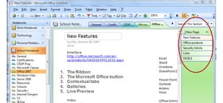 OneNote Setup
 
