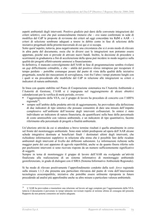 RAPPORTO DI VALUTAZIONE INTERMEDIA
