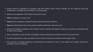 R Visualizations in SAP Analytics Cloud | PDF