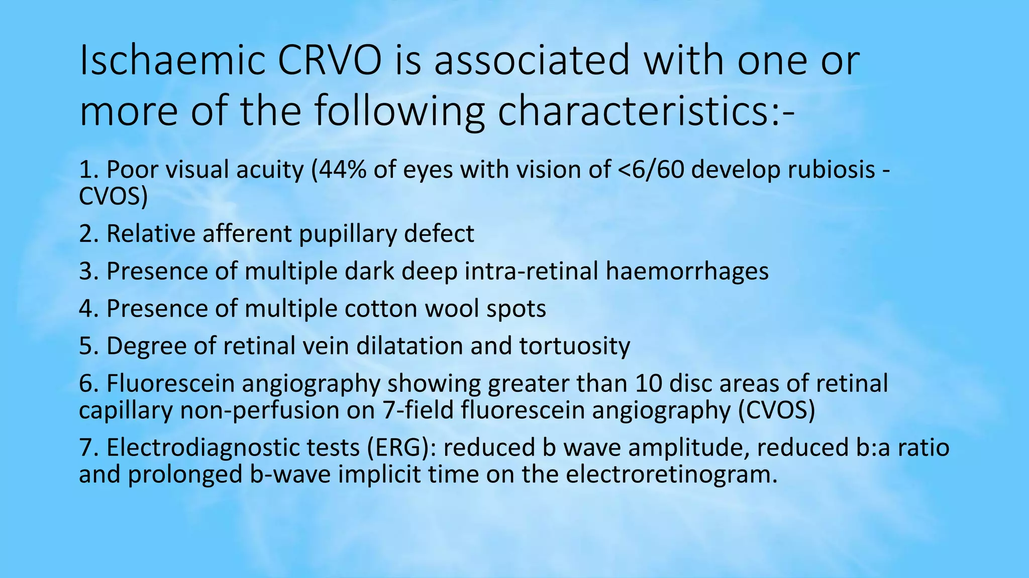Retinal Vein Occlusion | PPTX