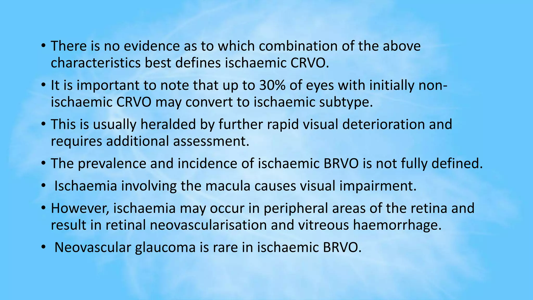 Retinal Vein Occlusion | PPTX