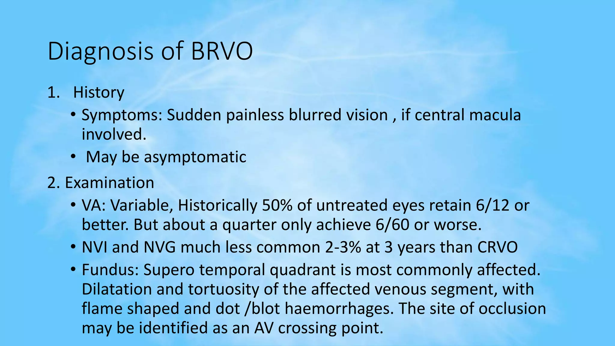 Retinal Vein Occlusion | PPTX