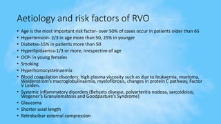 Retinal Vein Occlusion | PPTX