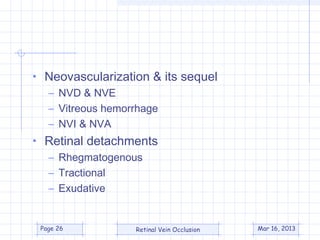 Branch Retinal Vein Occlsion (BRVO) | PPT