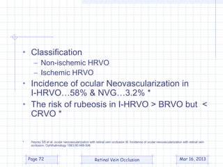 Branch Retinal Vein Occlsion (BRVO) | PPT