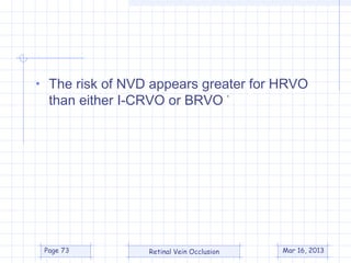 Branch Retinal Vein Occlsion (BRVO) | PPT