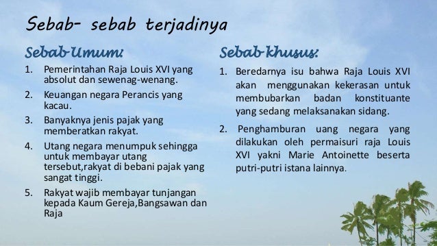 Proses Terjadinya Revolusi Perancis Singkat Proses Terjadinya Revolusi Perancis Singkat