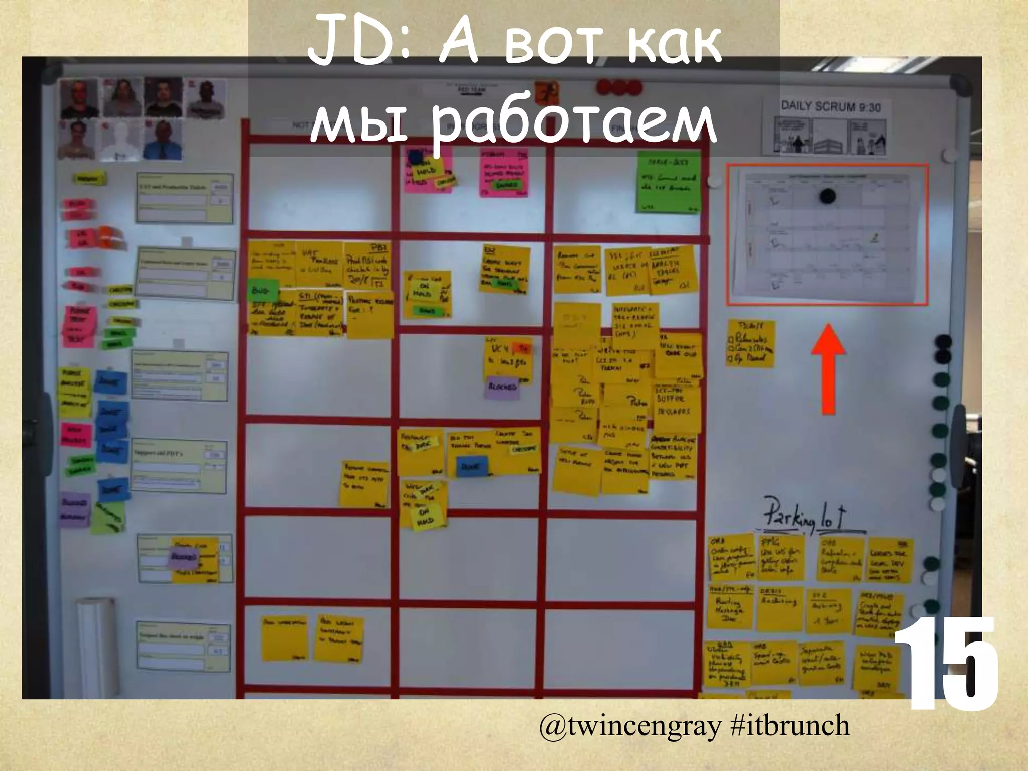 JD: А вот как
мы работаем




       @twincengray #itbrunch
                                15
 