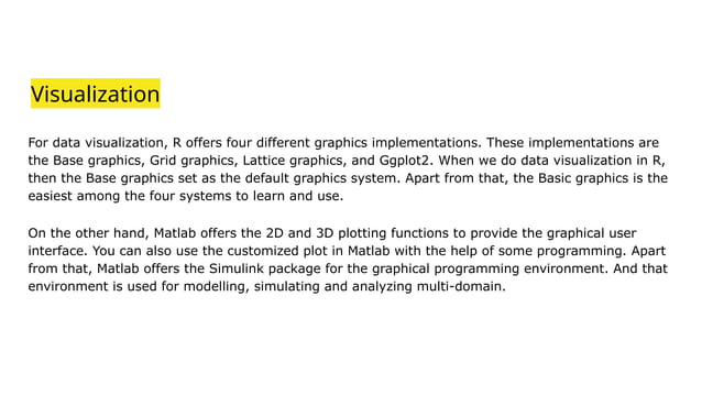 R vs Matlab: Which One Is More Powerful? | PPT