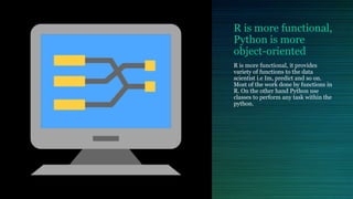 R vs python. Which one is best for data science | PPTX