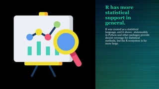 R vs python. Which one is best for data science | PPTX
