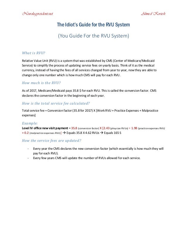 Rvu Explained Understanding Relative Value Units Medical Billing Service Review