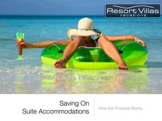 Saving On
                       How the Process Works
Suite Accommodations
 