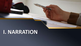 I. NARRATION
 