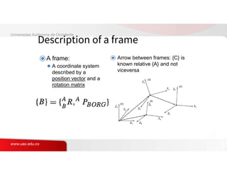 Mathematical tools for referencing a frame and transforming | PDF